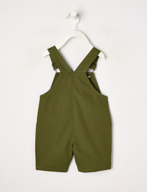 Teeny Weeny Ahoy Matey Woven Shortall, Khaki product photo View 02 L