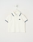 Teeny Weeny Short Sleeve Polo Tee, White product photo