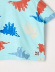 Teeny Weeny Dino Play Time Short Sleeve Tee, Multi product photo View 02 S