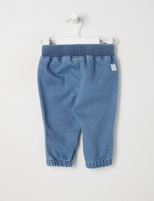 Teeny Weeny Knit Jogger, Denim Blue product photo View 02 L
