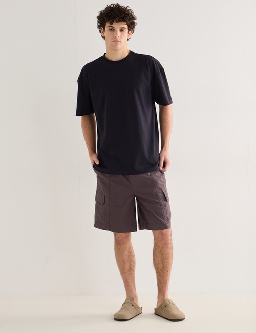 Tarnish Cargo Shorts, Charcoal product photo View 03 L