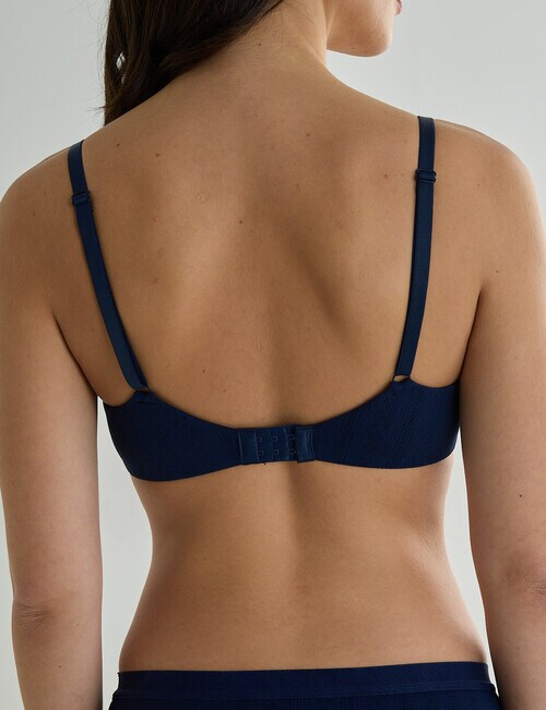 Honey Vegas Pointelle Wirefree Bra, Navy, AA-C product photo View 02 L