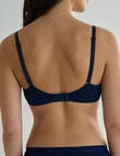 Honey Vegas Pointelle Wirefree Bra, Navy, AA-C product photo View 02 S