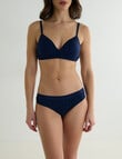 Honey Vegas Pointelle Wirefree Bra, Navy, AA-C product photo View 03 S