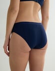 Honey Vegas Pointelle Bikini Brief, Navy product photo View 02 S