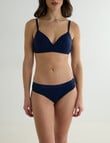 Honey Vegas Pointelle Bikini Brief, Navy product photo View 03 S