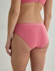 Honey Vegas Pointelle Bikini Brief, Rose product photo View 02 S