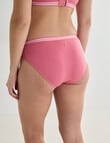 Honey Vegas Seamfree Bikini With Stripe Band, Rose product photo View 02 S