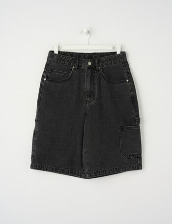 No Issue Denim Jort, Black product photo