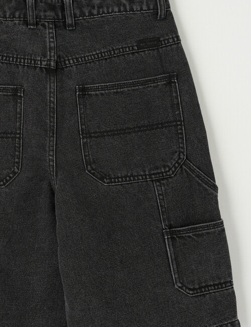 No Issue Denim Jort, Black product photo View 03 L