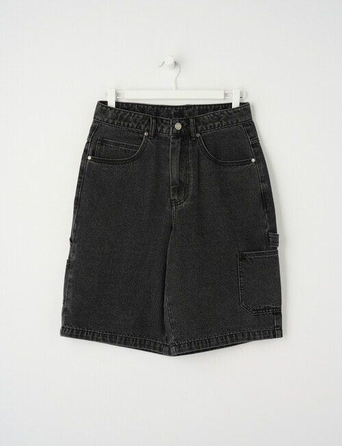 No Issue Denim Jort, Black product photo View 05 L