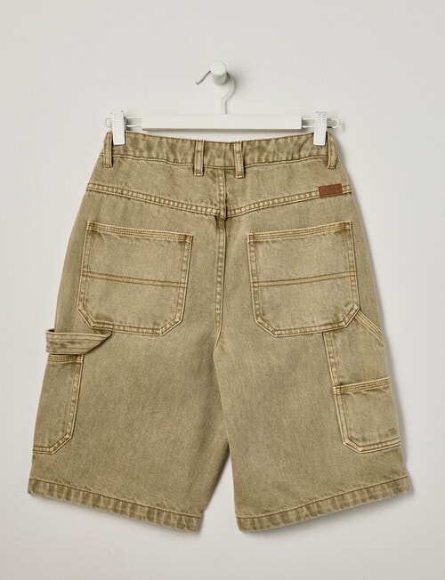 No Issue Denim Jort, Stone product photo View 02 L