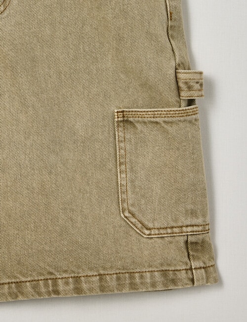 No Issue Denim Jort, Stone product photo View 03 L