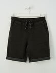 No Issue Rib Waist Short, Black product photo
