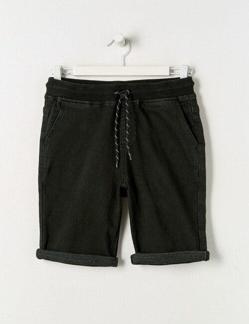 No Issue Rib Waist Short, Black product photo
