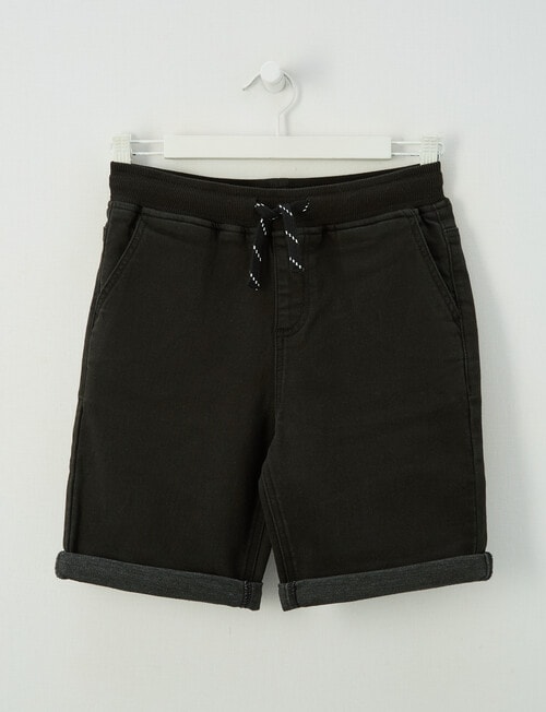 No Issue Rib Waist Short, Black product photo