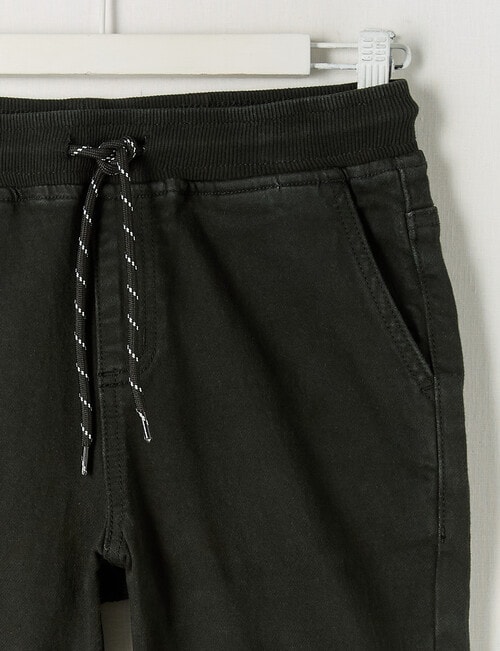 No Issue Rib Waist Short, Black product photo View 02 L