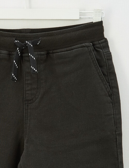 No Issue Rib Waist Short, Black product photo View 02 L