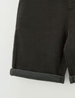 No Issue Rib Waist Short, Black product photo View 03 S
