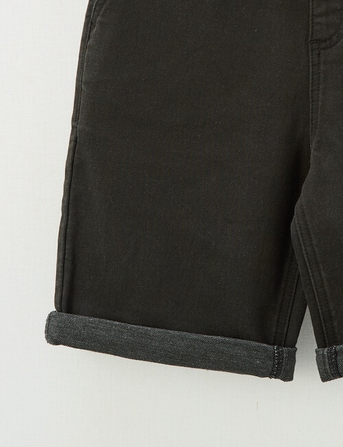 No Issue Rib Waist Short, Black product photo View 03 L
