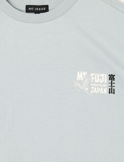 No Issue Mt Fuji Short Sleeve Tee, Sky product photo View 02 L