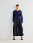 State of play Stevie Embroidered Cardigan, Deep Blue product photo View 03 S
