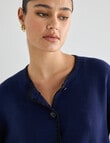 State of play Stevie Embroidered Cardigan, Deep Blue product photo View 04 S