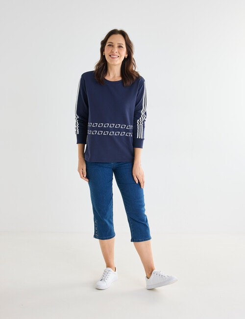 Line 7 Arlo Jersey, Navy product photo View 03 L