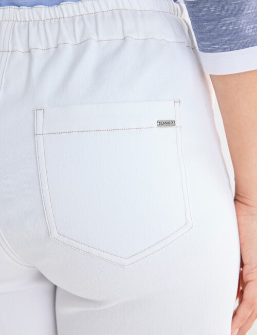 Line 7 State Jean, White product photo View 06 L