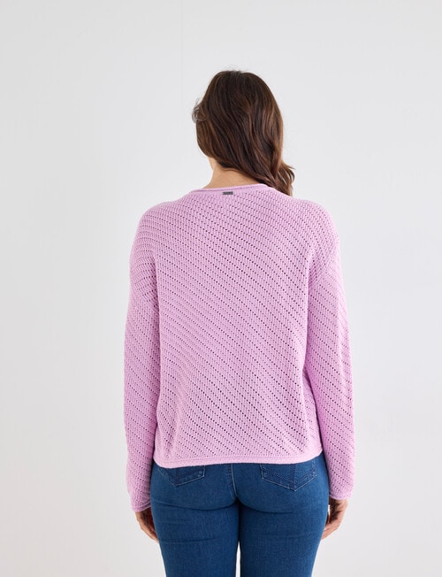 Line 7 Notion Knitted Jersey, Light Pink product photo View 02 L