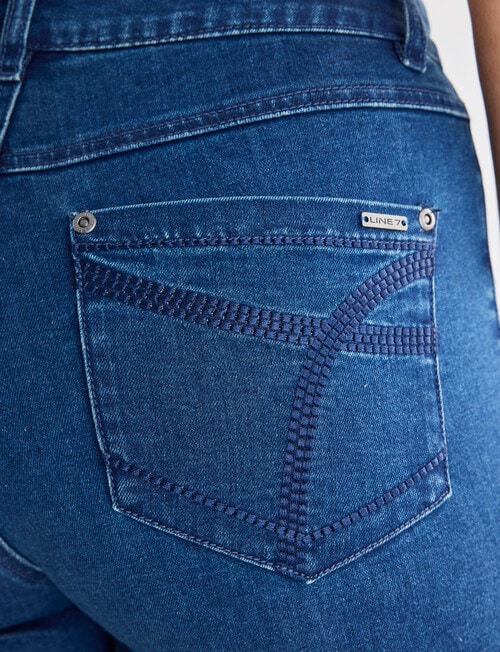 Line 7 Stella Denim Capri Pants, Medium Blue product photo View 06 L