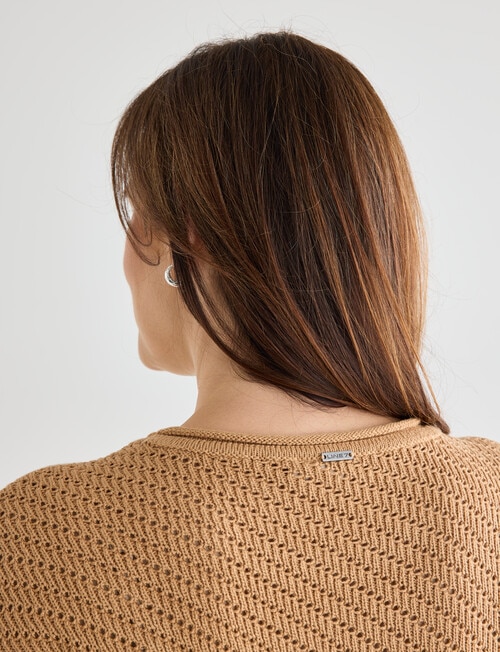 Line 7 Notion Knitted Jersey, Mocha product photo View 05 L