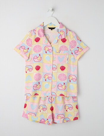 Sleep Squad Bonne Appetit, Short PJ Set, 10-16 product photo