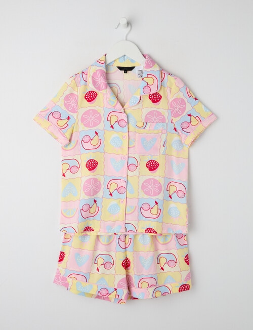 Sleep Squad Bonne Appetit, Short PJ Set, 10-16 product photo