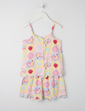 Sleep Squad Bonne Appetit Cami PJ Set, 10-16 product photo