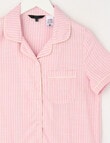 Sleep Squad Stripe PJ Set, Rose, 10-16 product photo View 02 S