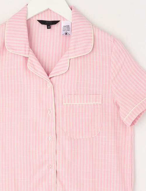 Sleep Squad Stripe PJ Set, Rose, 10-16 product photo View 02 L