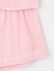 Sleep Squad Stripe PJ Set, Rose, 10-16 product photo View 03 S