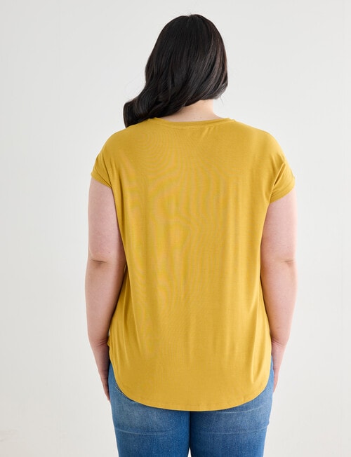 Bodycode Curve Boxy Tee, Honey product photo View 02 L