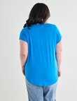 Bodycode Curve Boxy Tee, French Blue product photo View 02 S