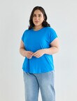 Bodycode Curve Boxy Tee, French Blue product photo View 05 S