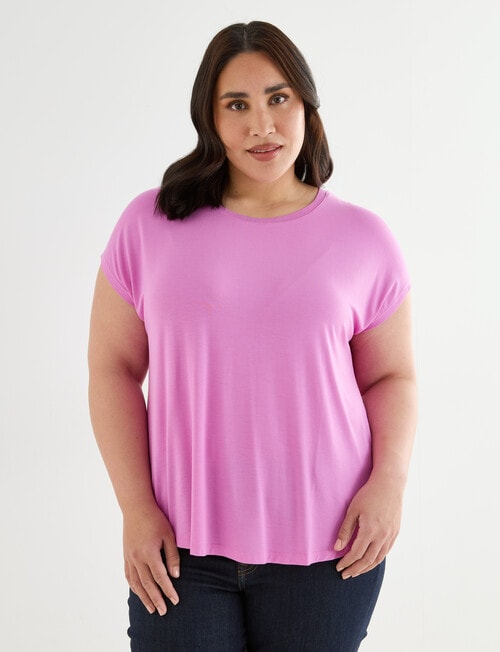 Bodycode Curve Boxy Tee, Hyper Violet product photo