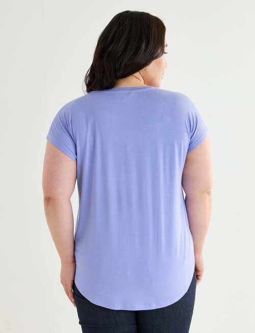 Bodycode Curve Boxy Tee, Sweet Lavender product photo View 02 L