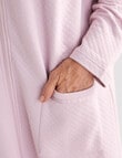 Ruby & Bloom Zip Quilted Robe, 10-26, Pink product photo View 04 S