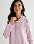 Ruby & Bloom Zip Quilted Robe, 10-26, Pink product photo View 05 S