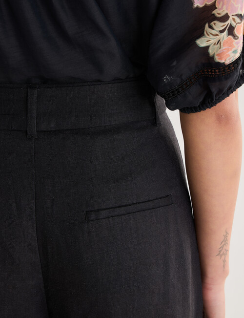 State of play Lily Floral Cropped Pant, Black product photo View 06 L