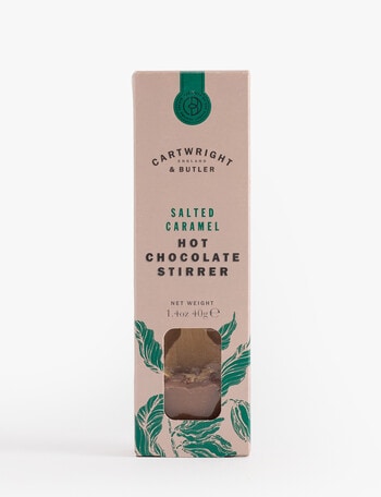 Cartwright & Butler Hot Chocolate Stirrer-Salted Caramel, 40g product photo