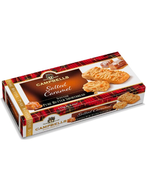 Campbells Salted Caramel Fingers, 125g product photo