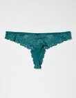 Acapella Georgia G-String Brief, Teal product photo View 02 S