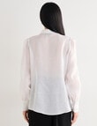 State of play Violet Lace Trim Blouse, White product photo View 02 S